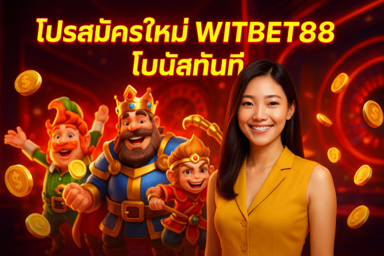 โปรสมัครใหม่ WITBET88 โบนัสทันที