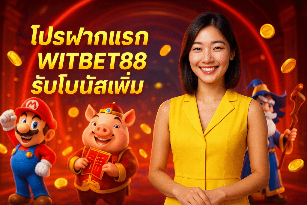 โปรฝากแรก WITBET88 รับโบนัสเพิ่ม
