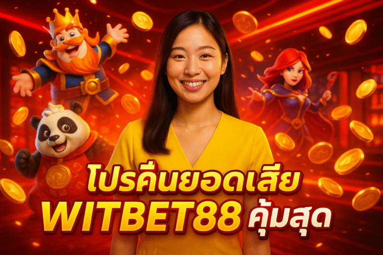 โปรคืนยอดเสีย WITBET88 คุ้มสุด