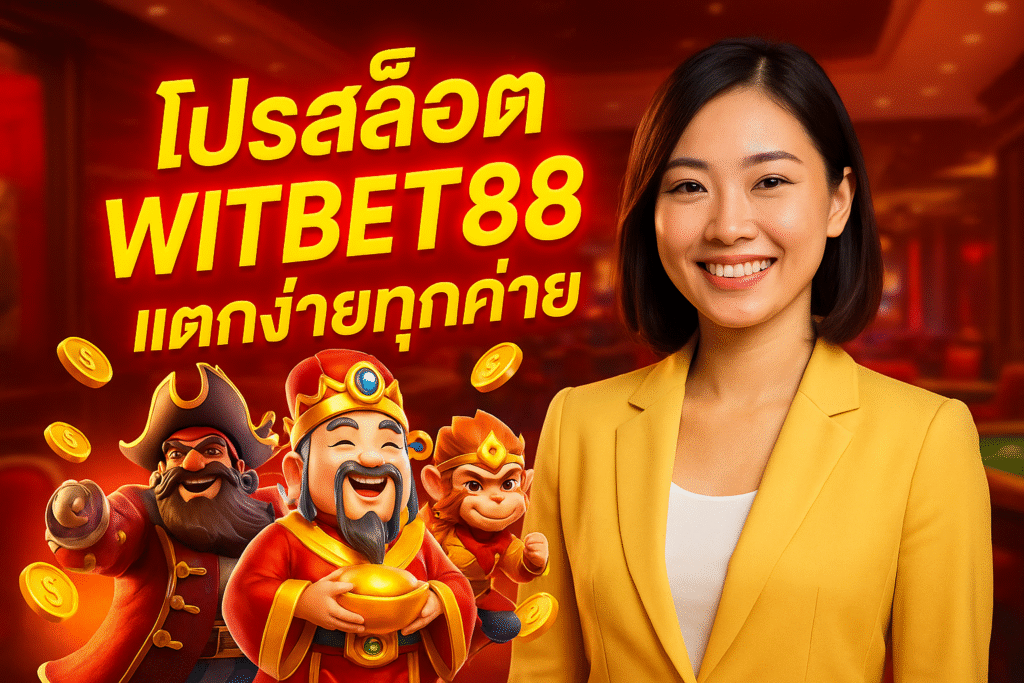 โปรสล็อต WITBET88 แตกง่ายทุกค่าย