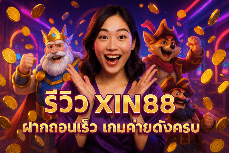รีวิว XIN88 ฝากถอนเร็ว เกมค่ายดังครบ
