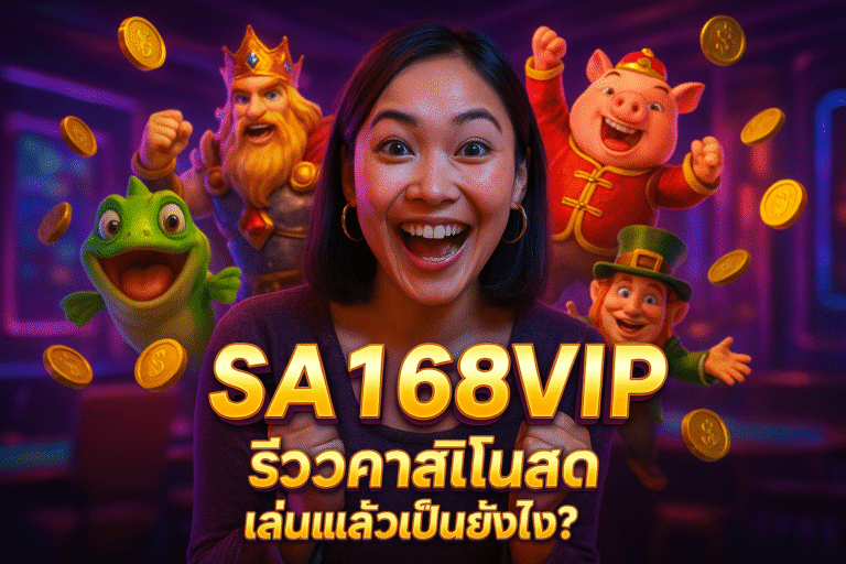 SA168VIP รีวิวคาสิโนสด เล่นแล้วเป็นยังไง?